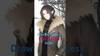 Speed drawing Cecilion from MLBB, Short version.