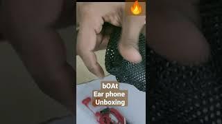 boat Ear phone Unboxing  bOAt BASS HEADS 100  very cheap price just at Rs - 379