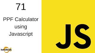 PPF Calculator using Javascript