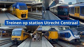 Treinen op station Utrecht Centraal - 21 september 2024