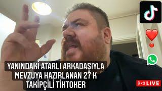 Yanındaki atarlı arkadaşıyla Mevzuya hazırlanan 27 k takipçili tiktok fenomeni