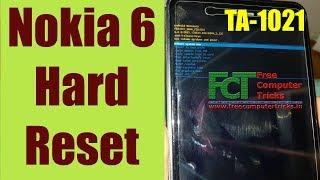 Nokia 6 Hard Reset - Nokia TA-1021 Wipe Data/Factory Reset