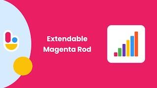 Extendable Magenta Rod in Cuisenaire Rods® | Brainingcamp