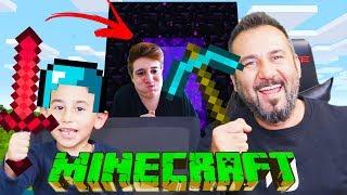 3 KİŞİ MINECRAFT SKYBLOCK VE NETHER! | GÜLME GARANTİLİ MINECRAFT