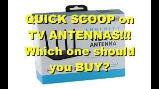 The Quick, Straight Scoop on TV Antennas for FREE OTA (Over the Air) TV!!!