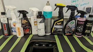 The Best Interior Dressing | Detailing Product Shootout