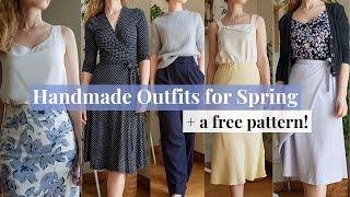 Handmade Outfits for Spring ｜Sewing Ideas (+ a free pattern!)