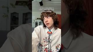 at least id be a cowboy! (who wants the full song? )