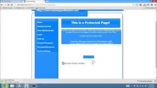 Password Protect Pages in WYSIWYG Web Builder 8