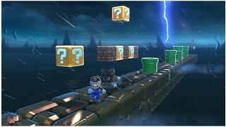 Super Mario Bros level 1-1 recreated in Bowser's Fury!