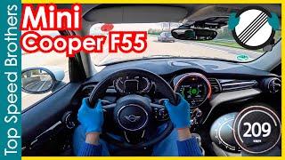 Mini Cooper F55 (2021) AUTOBAHN POV TOP SPEED  #TopSpeedBrothers