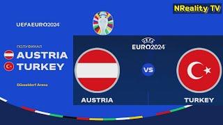 Футбол. Чемпионат Европы-2024. Австрия - Турция. 1/8 Финала. EURO 2024. Austria - Turkey.