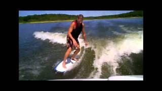 Surfing at Truman Lake