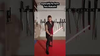 BETTER Lightsaber Fights with REAL Swordsmanship! Form II Makashi #sword #short