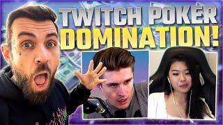 Destroying Top Twitch Streamers in a Poker Tournament!