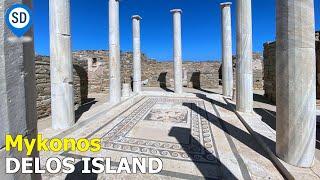 Visiting Delos Island from Mykonos on a Boat Tour