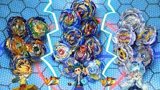 The ALL MIGHTY Triple Evolution Bey Battle | Beyblade Burst Team Battle