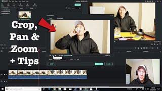Filmora 9: HOW TO CROP, PAN & ZOOM + TIPS
