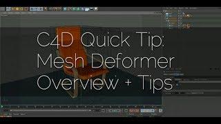 Cinema 4D Tutorial - The Mesh Deformer in C4D