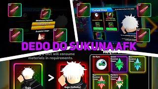 COMO FARMAR AFK SOLO OS DEDOS DO SUKUNA NO ANIME VANGUARDS, MOBILE E PC!!!