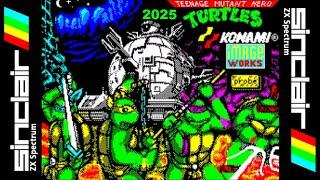 TURTLES II - THE COIN-UP 128K (2025 Edition/ Atari ST Music/ Cut Scenes) Walkthrough, ZX Spectrum