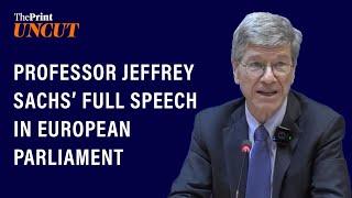 ‘Europe needs an independent foreign policy’: Professor Jeffrey Sachs at European Parliament