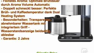 Bosch TKA8653 Thermo Kaffeemaschine Styline / für 8-12 Tassen / 1100 Watt max