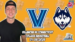 UConn vs Villanova 1/8/25 Free College Basketball Picks and Predictions | NCAAB Pick