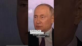 Vladimir Putin says Elon Musk is an “extraordinary person” #technology #shorts