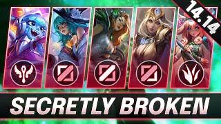 SECRETLY BROKEN Champions In 14.14 for FREE LP - HARD CARRY on Every Role - LoL Guide Patch 14.14