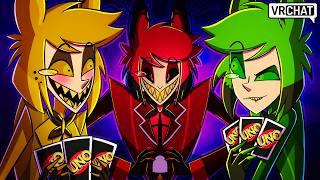 TOO MANY ALASTORS play Unhinged Uno in Hazbin Hotel VRChat