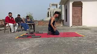 Maximum Decline Knuckle Pushups in One Minute / Official WORLD RECORD Video / Kuwar Amritbir Singh