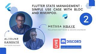 Flutter state management : simple use case with BloC and Riverpod. | Partie 02 | #WdC2