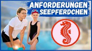 Seepferdchen Abzeichen | Welche Anforderungen dein Kind für das Seepferdchen Abzeichen hat!