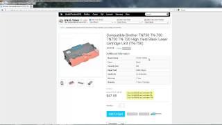 Brother TN750 TN-750 TN720 TN-720 High Yield Black Laser Cartridge @ 2stoner.com