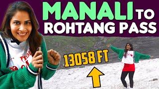 13000 அடி உயரத்திலிருந்து ‍️ | MaNali to Rohtang Pass | Samyuktha Shan