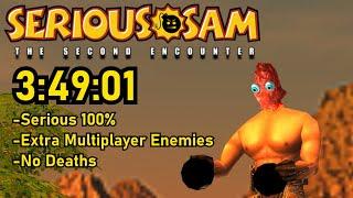 Serious Sam: The Second Encounter | Serious 100%, No Deaths, Extra Multiplayer Enemies