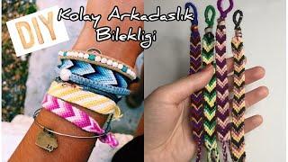 Kolay Anlatımlı ARKADAŞLIK BİLEKLİĞİ | İpten Bileklik Yapımı | Friendship Bracelet Tutorial