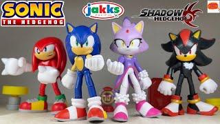 BLAZE! SONIC THE HEDGEHOG Jakks Pacific Wave 14 Action Figure Review Knuckles Shadow Cat Sol Emerald