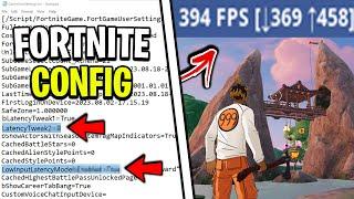 Boost Your FPS By Changing These Fortnite Config Settings!  (Chapter 6)