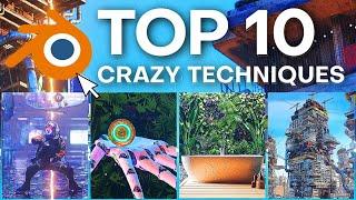 Top 10 Crazy Blender Techniques #7 - Awesome Creators!