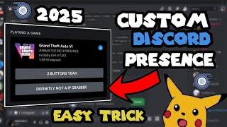 GET CUSTOM ANIMATED  RICH PRESENCE FOR DISCORD | EASIEST WAY POSSIBLE | WITH BUTTONS