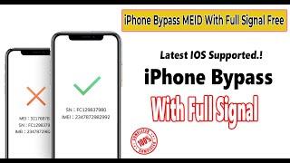 FREE iCloud Bypass With SIM FIX MEID DEVICE IOS 14.4.2,SUPPORT IPHONE 6S TO X | 100% Working