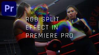 Easy RGB Split Effect In Premiere Pro. No Plugins Required