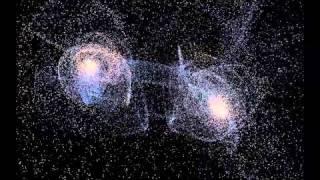 Universe Sandbox - Galaxy Collision FULL HD 10X Particles