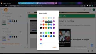 How to change background color in blogger template || Customize and change blogger theme