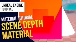 UE5 l Scene Depth l Material Expression Tutorial l Unreal Engine 5