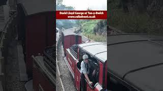 David Lloyd George at Tan-y-Bwlch on the Ffestiniog Railway #train #steamtrain #railway #wales