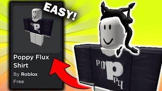 HOW TO GET FREE Poppy Braids & Poppy Flux Shirt! EASY ROBLOX TUTORIAL! ROBLOX POPPY FLUX EVENT!