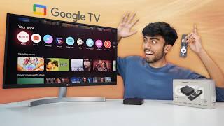 I Converted My Monitor into Android System Installing Best Budget Google TV...Android APP/Games?